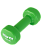 Гантель виниловая STARFIT DB-101 1,5 кг, зеленый.