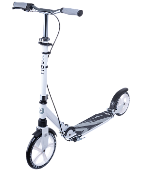 Самокат 2-колесный Legacy 250/200 мм, ручной тормоз, белый Самокат 2-колесный Legacy 250/200 мм, ручной тормоз, белый