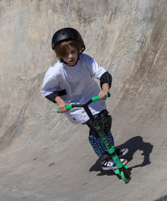 БЕЗ УПАКОВКИ Самокат трюковый Ivy Green 100 мм