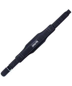 Пояс для фитнеса SU-310 универсальный, текстиль, черный