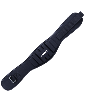 Пояс для фитнеса  SU-311 анатомический, текстиль, черный