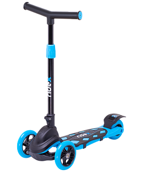 БЕЗ УПАКОВКИ Самокат 3-колесный Robin 3D 120/90 мм, голубой БЕЗ УПАКОВКИ Самокат 3-колесный Robin 3D 120/90 мм, голубой