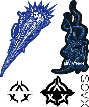 Набор наклеек Comet, 4 шт. Набор наклеек Comet, 4 шт.